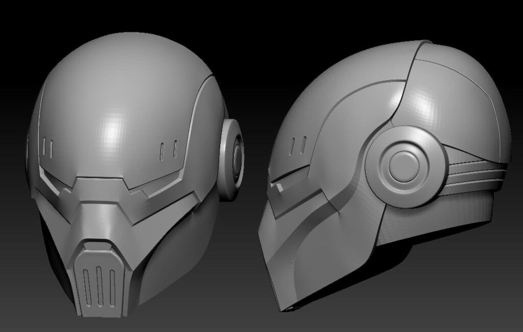 Cartoon Assassin Helmet modeled by Skylu3d – Customizer Corner