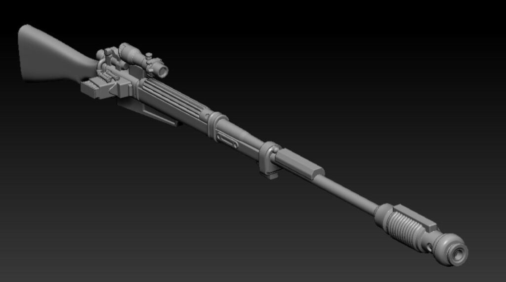 Mud Patrol Sniper Rifle by Skylu3D – Customizer Corner